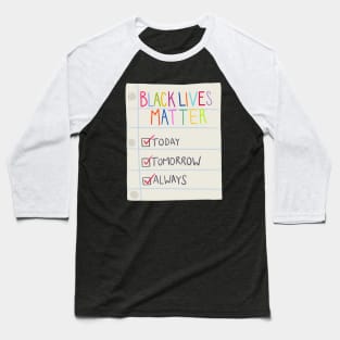 Black Lives Matter Baseball T-Shirt